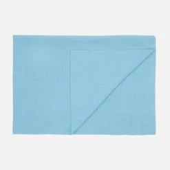 Gigoteuse, Couverture|Gigoteuses Et Couvertures-Jacadi Couverture en point mousse - BLEU DEAU