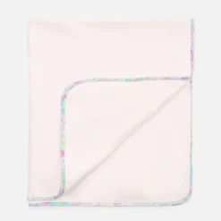 Gigoteuse, Couverture|Gigoteuses Et Couvertures-Jacadi Couverture en polaire et tissu Liberty bébé fille - lore ROSE/MULTICO