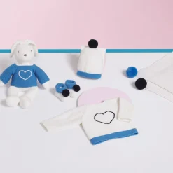 Gigoteuse, Couverture|Gigoteuses Et Couvertures-Jacadi Couverture Love Maille collection solidaire - ECRU