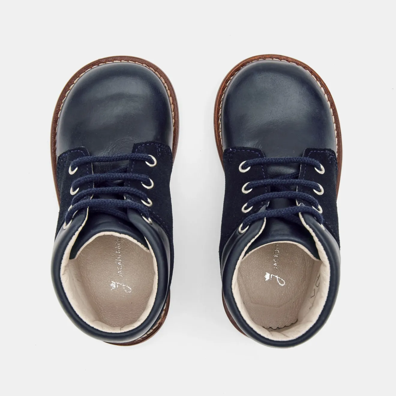 Boots Et Bottillons-Jacadi Desert boots bébé garçon en cuir - marine MARINE JACADI