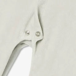 Pyjama|Pyjama-Jacadi Dors-bien bébé en velours - GRIS GIVRE