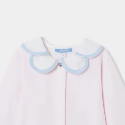 Pyjama|Pyjama-Jacadi Dors-bien bébé fille en velours - rose pale ROSE PALE JACADI