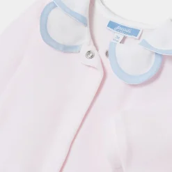 Pyjama|Pyjama-Jacadi Dors-bien bébé fille en velours - rose pale ROSE PALE JACADI