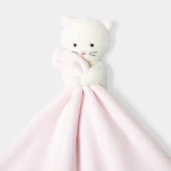 Doudou, Peluche|Eveil, Doudou Et Peluche-Jacadi Doudou chat - rose pale ROSE PALE JACADI