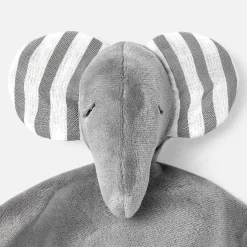 Doudou, Peluche|Eveil, Doudou Et Peluche-Jacadi Doudou réversible - BLANC/GRIS