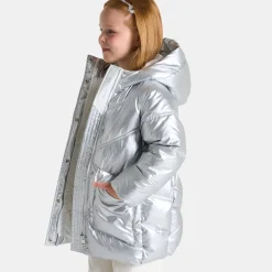Manteau, Doudoune Et Veste-Jacadi Doudoune longue enfant fille - ARGENT