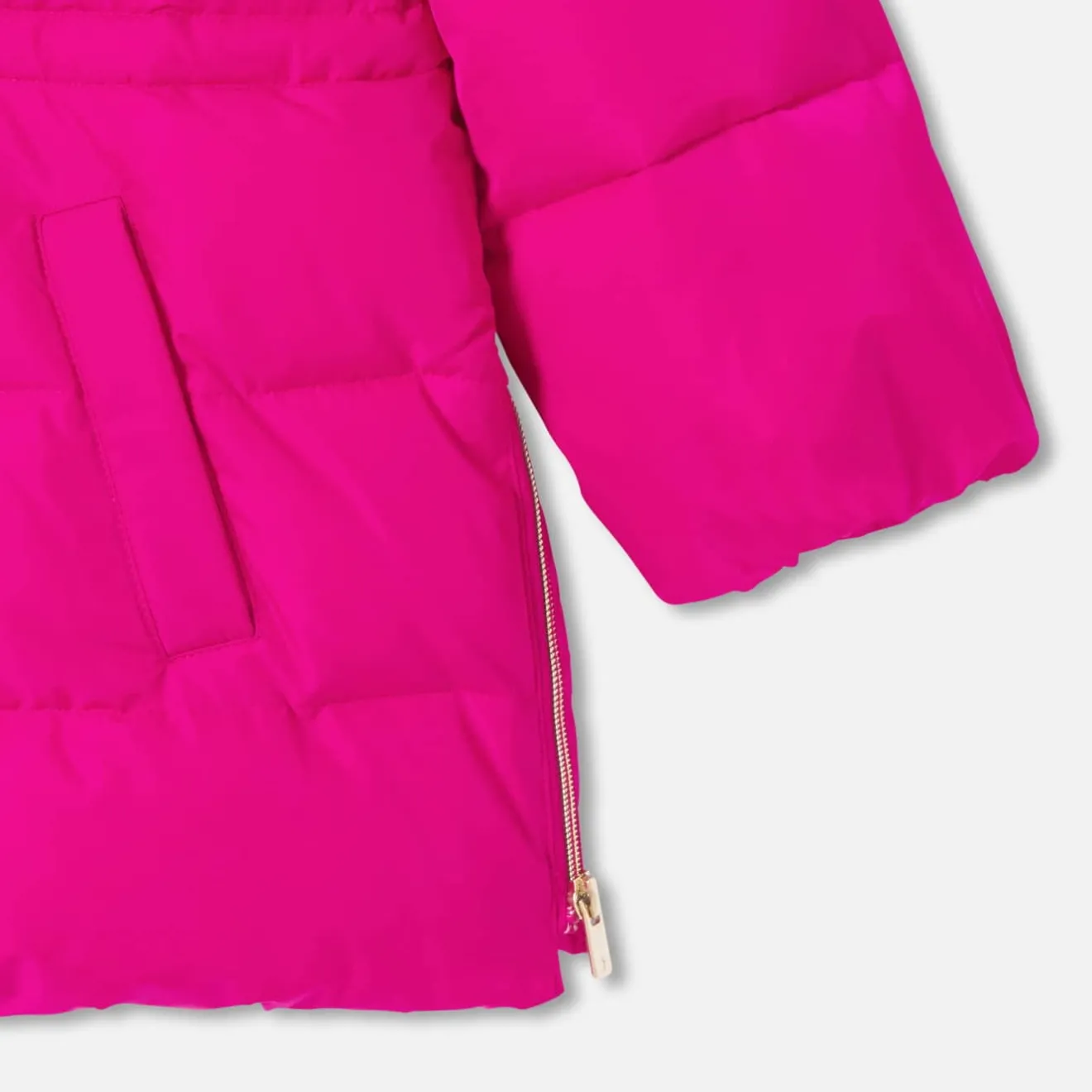 Manteau, Doudoune Et Veste-Jacadi Doudoune mi-longue enfant fille - ROSE GRENADINE