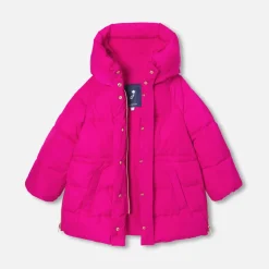 Manteau, Doudoune Et Veste-Jacadi Doudoune mi-longue enfant fille - ROSE GRENADINE