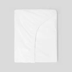 Gigoteuse, Couverture|Gigoteuses Et Couvertures-Jacadi Drap housse berceau 50x77 cm BLANC JACADI