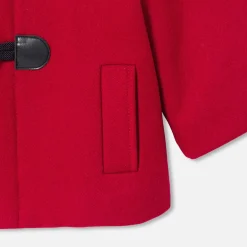 Manteaux, Vestes Et Combi Pilote|Manteaux, Vestes Et Combi Pilote-Jacadi Duffle coat bébé - ROUGE RUBIS