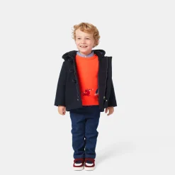 Manteaux, Vestes Et Combi Pilote-Jacadi Duffle coat bébé garçon - marine MARINE JACADI