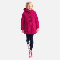 Manteau, Doudoune Et Veste-Jacadi Duffle-coat enfant fille en laine - ROSE GRENADINE