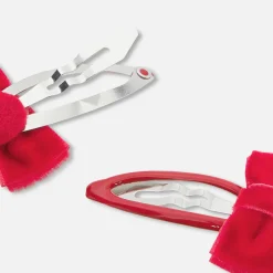 Accessoires-Jacadi Duo de barrettes bébé fille - rouge ROUGE JACADI