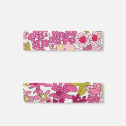 Accessoires-Jacadi Duo de barrettes enfant fille - lore MULTICO