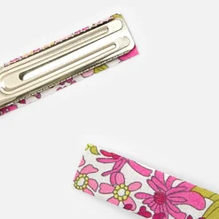 Accessoires-Jacadi Duo de barrettes enfant fille - lore MULTICO