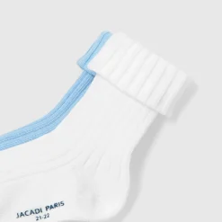 Accessoires-Jacadi Duo de chaussettes bébé garçon - BLANC/BLEU