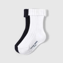 Accessoires-Jacadi Duo de chaussettes bébé garçon - lore MULTICO