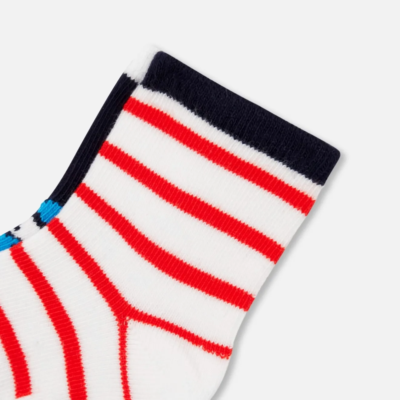 Accessoires-Jacadi Duo de chaussettes bébé garçon - lore MARINE/MULTICO