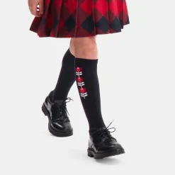 Accessoires-Jacadi Duo de chaussettes hautes enfant fille - marine MARINE JACADI