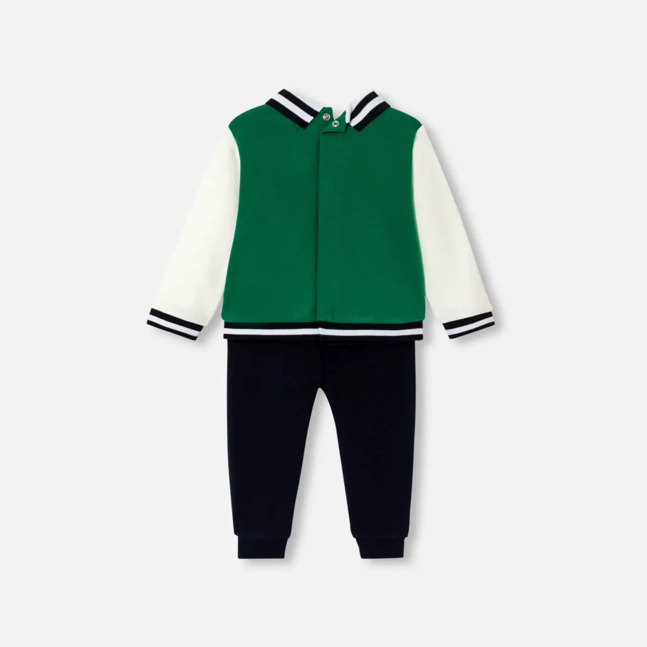 Combinaison, Salopette Et Ensemble-Jacadi Ensemble bébé garçon - lore VERT/MULTICO