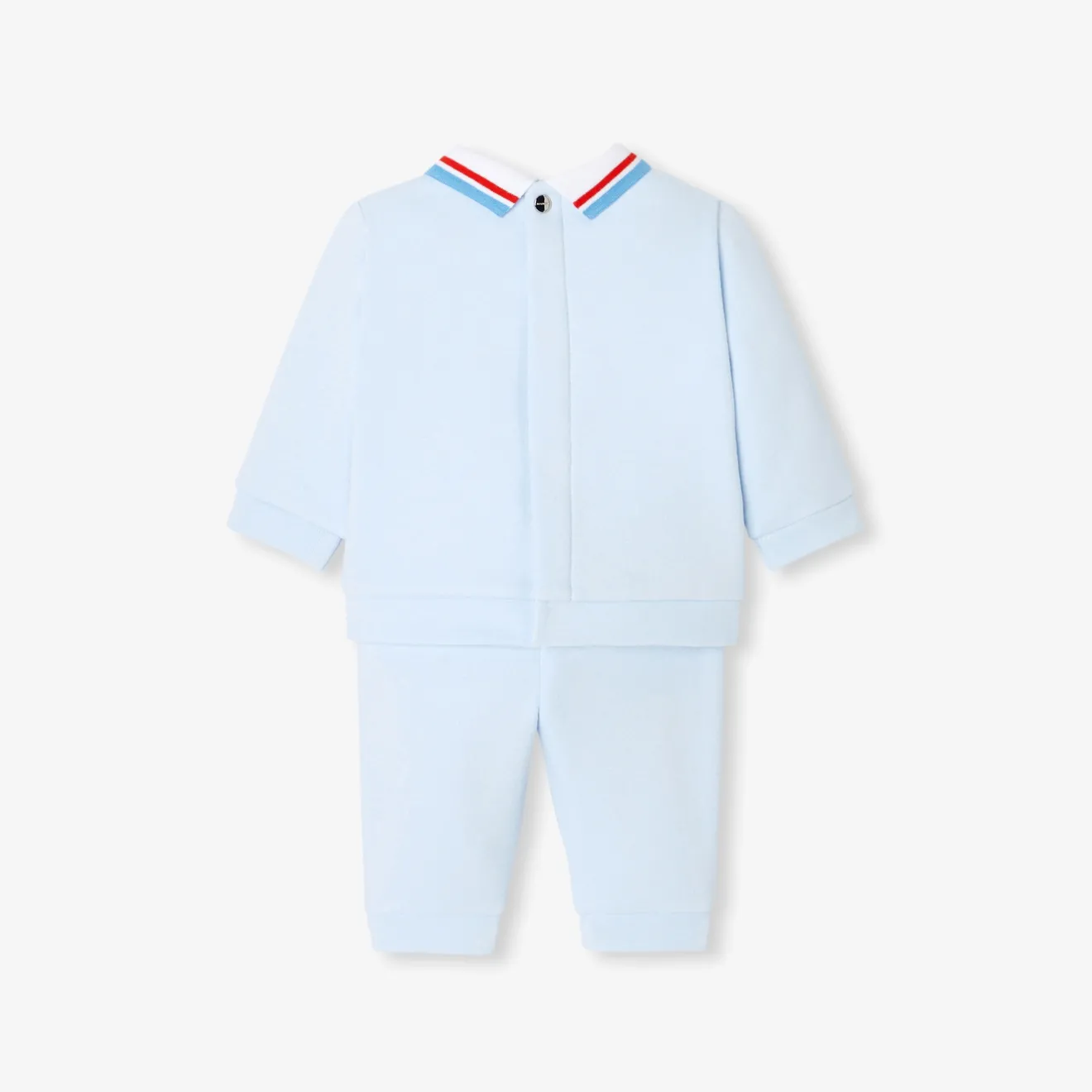 Combinaison, Barboteuse Et Ensemble-Jacadi Ensemble bébé garçon en molleton - BLEU PALE