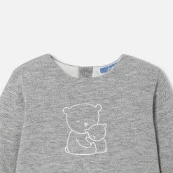 Combinaison, Barboteuse Et Ensemble-Jacadi Ensemble confort bébé en jersey - gris chine clair GRIS CHINE CLAIR JACADI