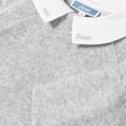 Combinaison, Barboteuse Et Ensemble-Jacadi Ensemble confort bébé en velours - gris chine clair GRIS CHINE CLAIR JACADI