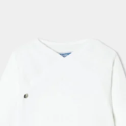 Combinaison, Barboteuse Et Ensemble-Jacadi Ensemble confort bébé en velours - blanc BLANC JACADI