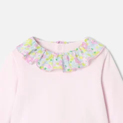 Combinaison, Barboteuse Et Ensemble-Jacadi Ensemble confort bébé fille en jersey - rose pale ROSE PALE JACADI