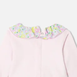 Combinaison, Barboteuse Et Ensemble-Jacadi Ensemble confort bébé fille en jersey - rose pale ROSE PALE JACADI