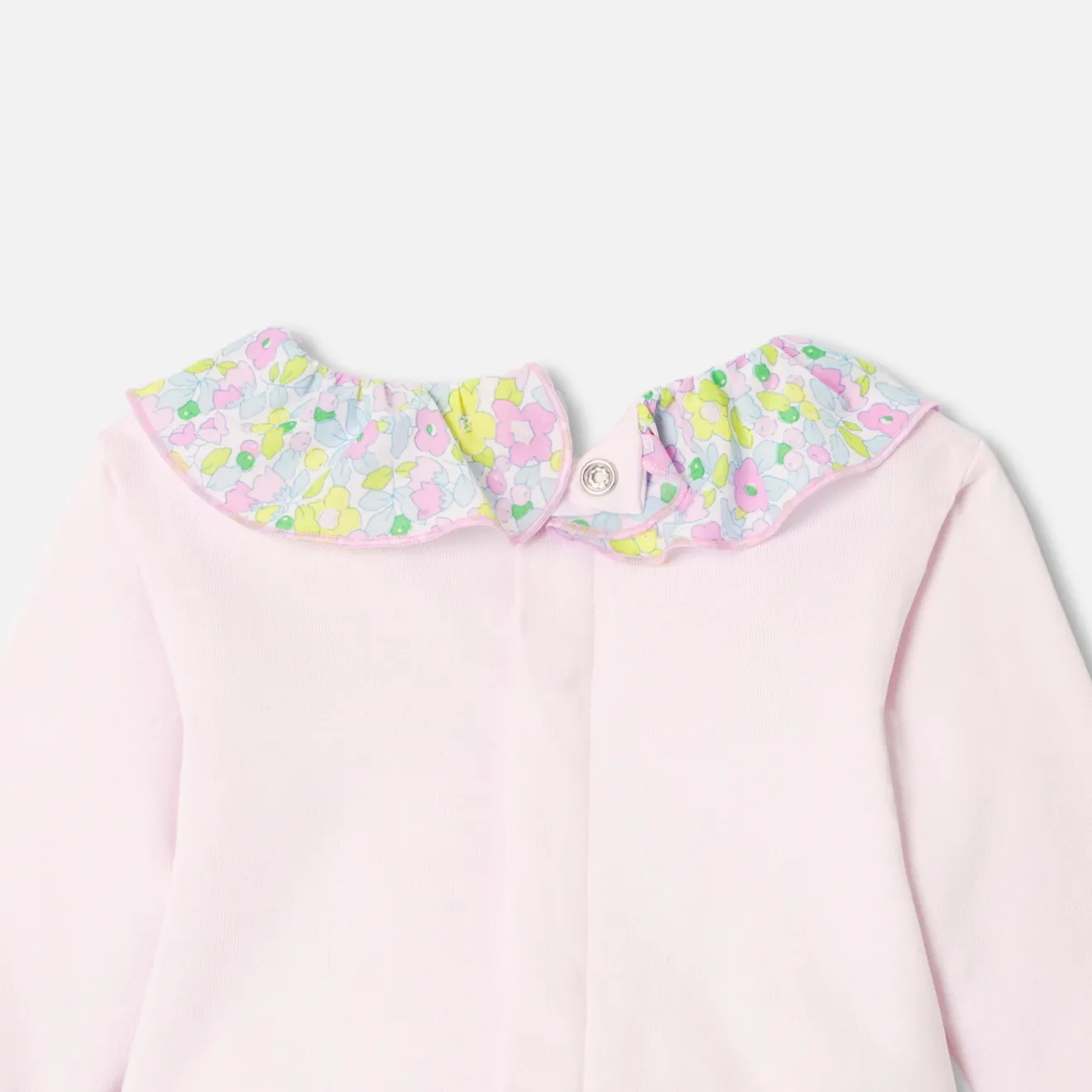 Combinaison, Barboteuse Et Ensemble-Jacadi Ensemble confort bébé fille en jersey - rose pale ROSE PALE JACADI