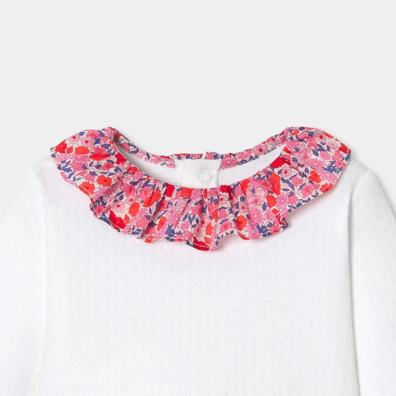 Combinaison, Barboteuse Et Ensemble-Jacadi Ensemble confort bébé fille en double jersey - blanc BLANC JACADI