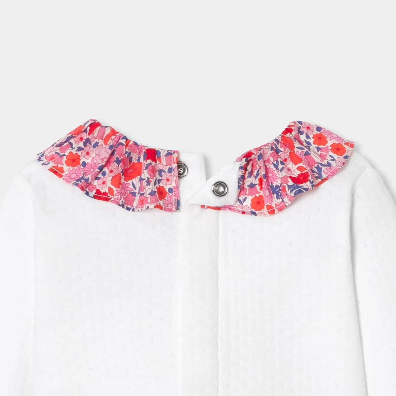 Combinaison, Barboteuse Et Ensemble-Jacadi Ensemble confort bébé fille en double jersey - blanc BLANC JACADI