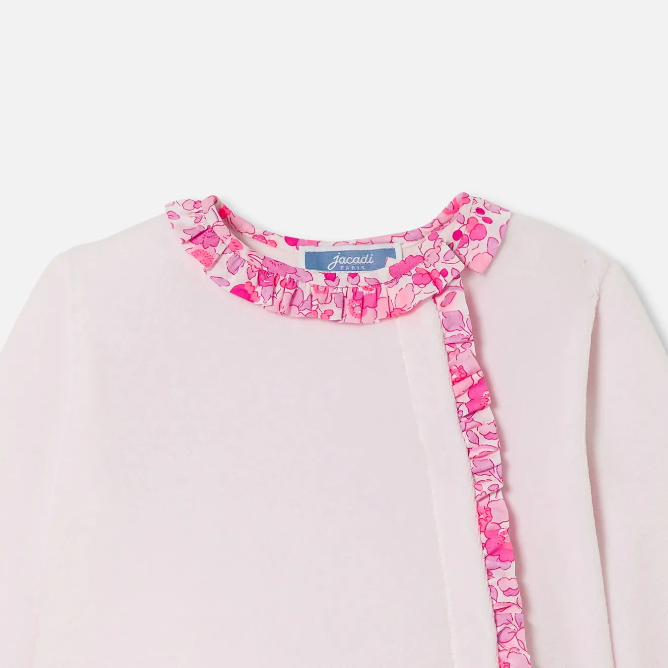 Combinaison, Barboteuse Et Ensemble-Jacadi Ensemble confort bébé fille - rose pale ROSE PALE JACADI