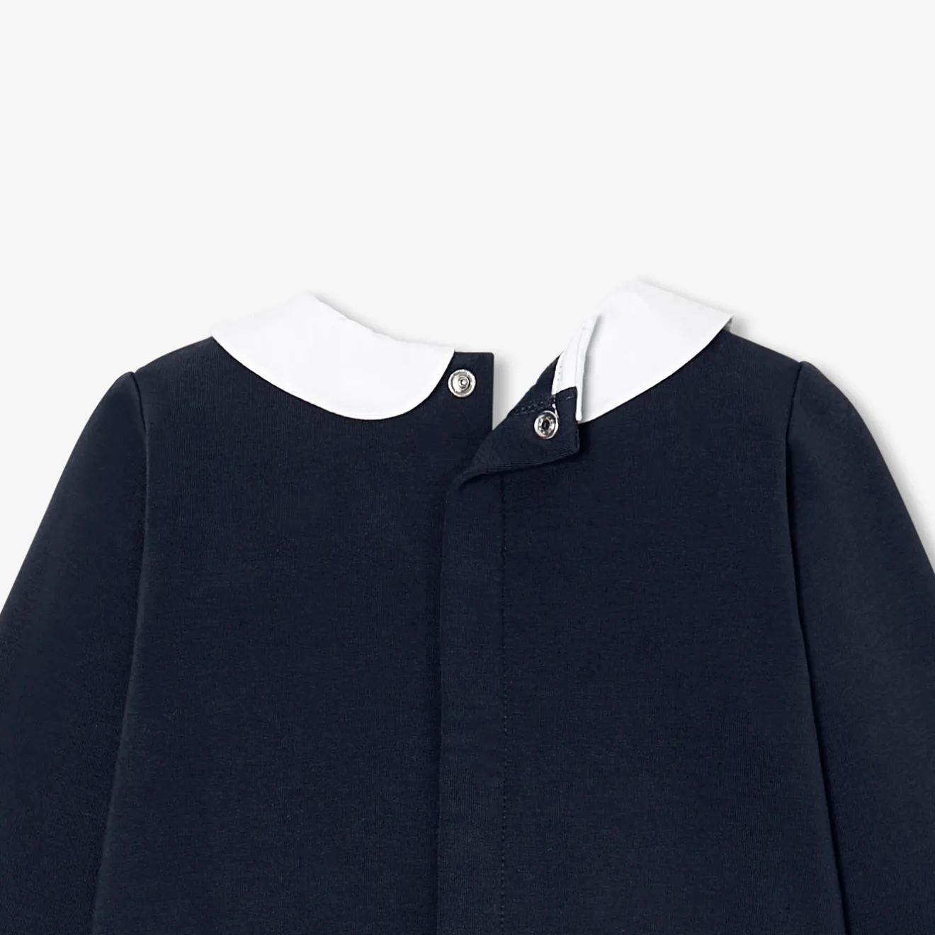 Combinaison, Barboteuse Et Ensemble-Jacadi Ensemble confort bébé fille en molleton - MARINE CLAIR