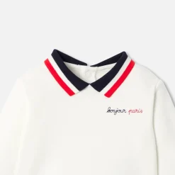 Combinaison, Barboteuse Et Ensemble-Jacadi Ensemble confort bébé garçon - BLANC/BLEU