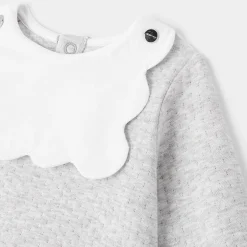 Combinaison, Barboteuse Et Ensemble-Jacadi Ensemble pantalon bébé fille - gris chine clair GRIS CHINE CLAIR JACADI