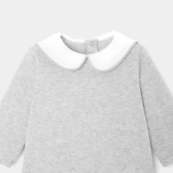 Combinaison, Barboteuse Et Ensemble-Jacadi Ensemble pantalon bébé garçon - gris chine clair GRIS CHINE CLAIR JACADI