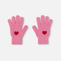 Accessoires-Jacadi Gants enfant fille - ROSE TENDRE