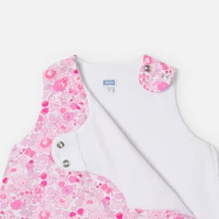 Gigoteuse, Couverture|Gigoteuses Et Couvertures-Jacadi Gigoteuse bébé 0-6 mois en tissu Liberty - lore ROSE/MULTICO