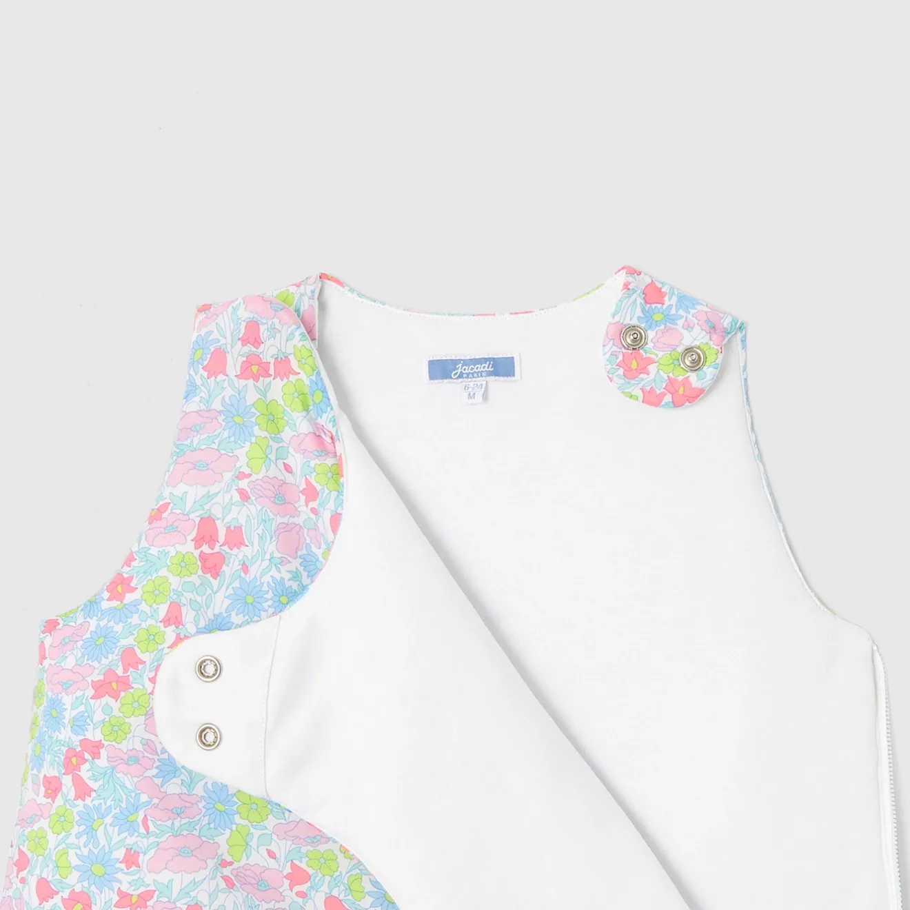 Gigoteuse, Couverture|Gigoteuses Et Couvertures-Jacadi Gigoteuse évolutive 6-24 mois bébé fille - lore BLANC/MULTICO