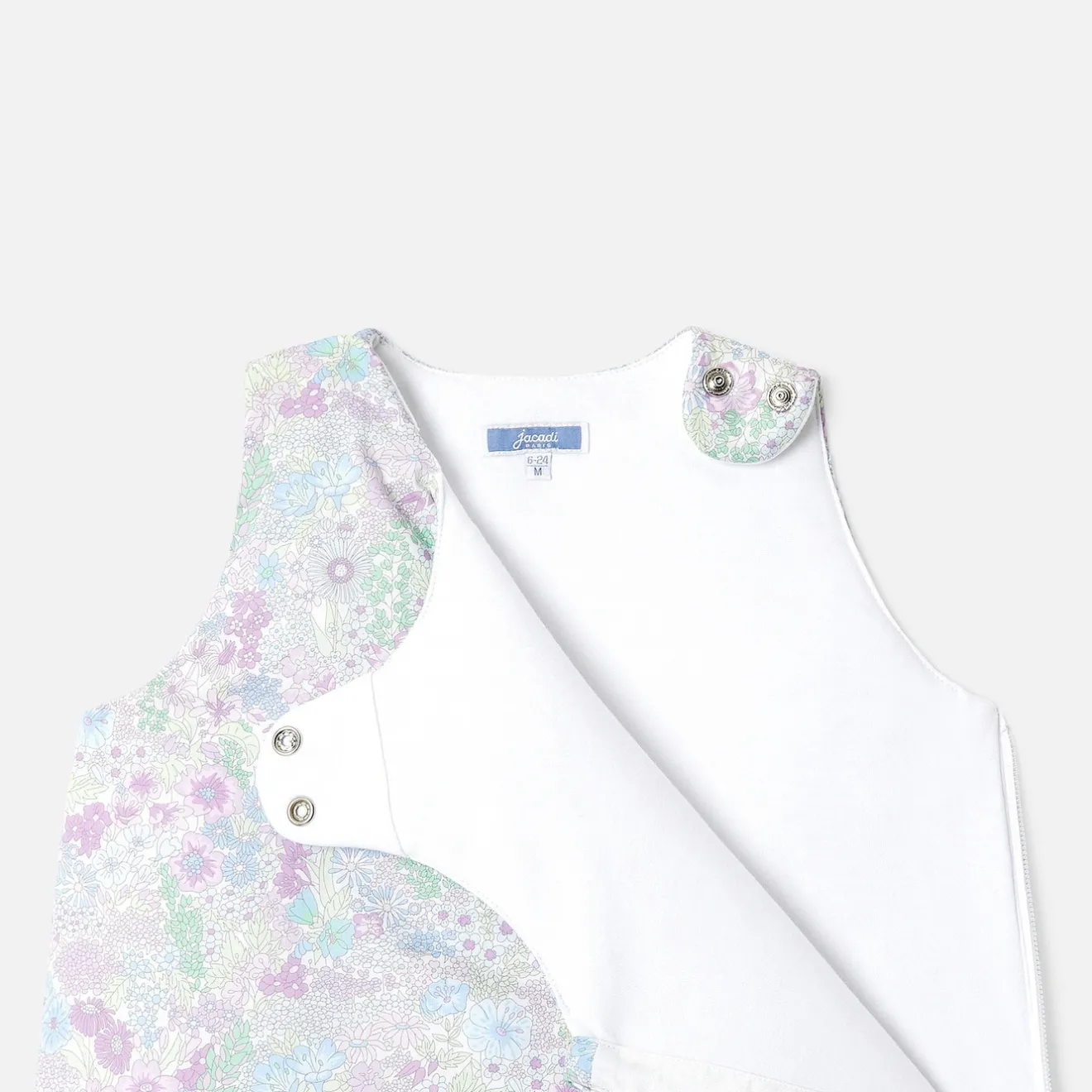Gigoteuse, Couverture|Gigoteuses Et Couvertures-Jacadi Gigoteuse évolutive 6-24 mois bébé fille - lore BLANC/MULTICO