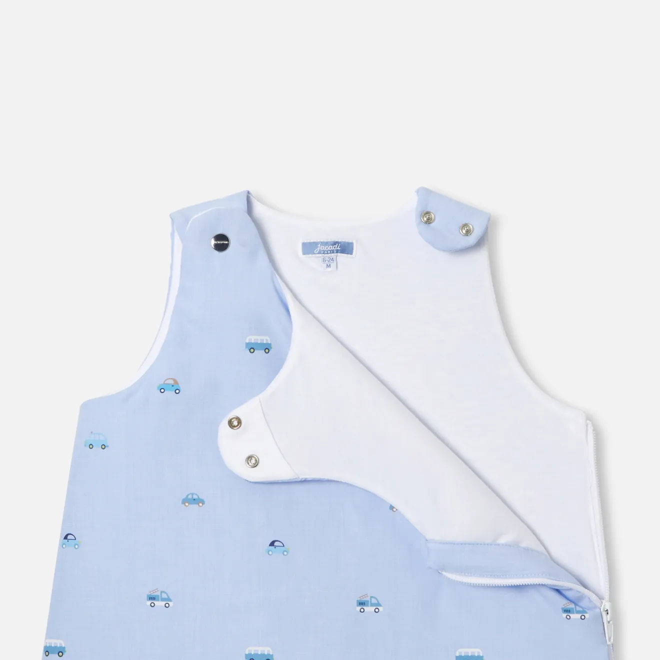 Gigoteuse, Couverture|Gigoteuses Et Couvertures-Jacadi Gigoteuse évolutive 6-24 mois en coton - lore BLEU DEAU/MULTICO