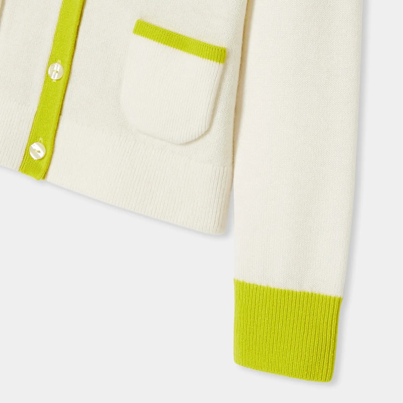 Pull, Sweat Et Cardigan-Jacadi Gilet enfant fille color block - lore BLANC DOUX/MULTICO