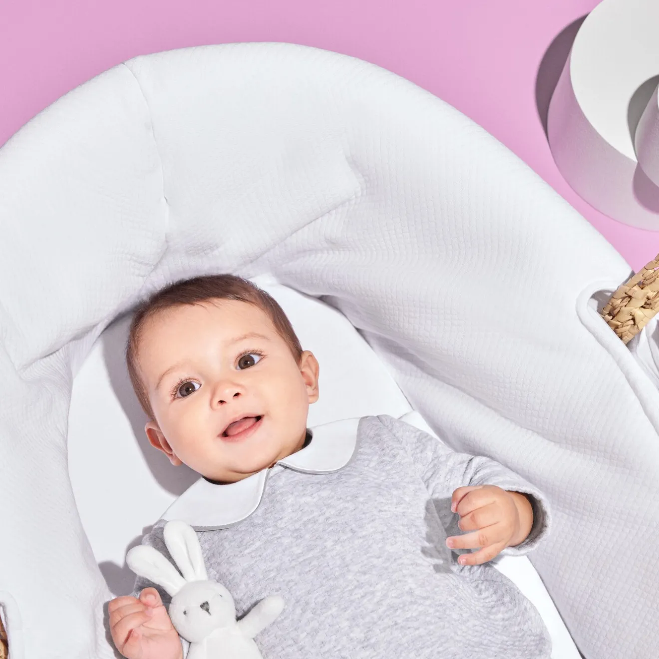 Mobilier|Couffins Et Berceaux-Jacadi Habillage du couffin - blanc BLANC JACADI