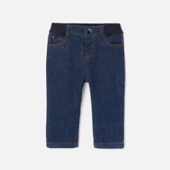 Pantalon Et Short|Pantalon Et Short-Jacadi Jean doublé bébé - DENIM FONCE