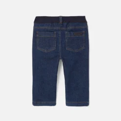 Pantalon Et Short|Pantalon Et Short-Jacadi Jean doublé bébé - DENIM FONCE