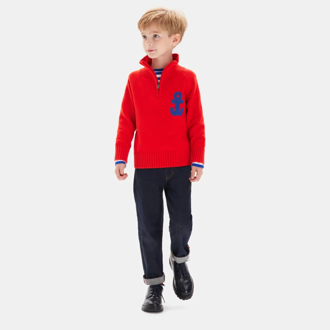 Pantalon Et Jogging-Jacadi Jean enfant garçon - DENIM FONCE