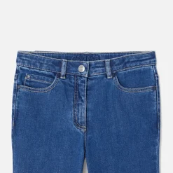 Pantalon Et Jogging-Jacadi Jean flare enfant fille - BLEU DENIM