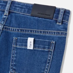 Pantalon Et Jogging-Jacadi Jean flare enfant fille - BLEU DENIM